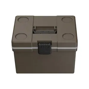Ücretsiz örnek BSCI plastik Rotomolded soğutucu kutu fabrika fiyat soğutucu kutu taşınabilir sert konteyner açık buz göğüs