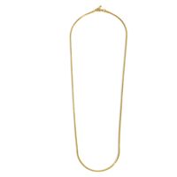 Colliers unisexes tendance en acier inoxydable plaqué or 18 carats, chaînes serpent géométriques, style sportif hip-hop, maillons cubains, vente en gros