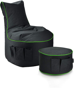 Fauteuil Poire Gaming d'Intérieur et d'Extérieur avec Poches Latérales – <span class=keywords><strong>Pouf</strong></span> <span class=keywords><strong>Gamer</strong></span> - Product Image 1