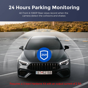 Nouvelle caméra embarquée double 2025 UHD 4K+1080P avec GPS WiFi, enregistrement <span class=keywords><strong>avant</strong></span> et <span class=keywords><strong>arrière</strong></span>, vision nocturne, contrôle par application - Product Image 6