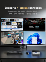 Mini PC para juegos de 13ª generación Intel I9 13900H I7 13700H 2xDDR5 PCIE4.0 Dual 2,5G LAN NUC Computadora de escritorio 2x4K HD WiFi6 Thunderbolt4.0