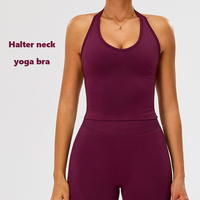 XW-MS1137 Groothandel Sportkleding Halter High Impact Yogabroekje Outdoor Fitness Kleding Dames Gym Activewear