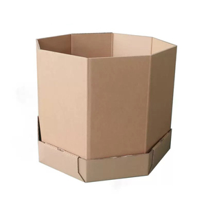 Caja de cartón corrugado grande de servicio pesado personalizada caja de papel corrugado octogonal endurecido grueso para paquete de transporte - Product Image 6