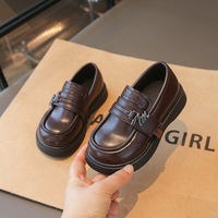 Chaussures de princesse pour filles, automne, nouveau style britannique, tendance, semelle souple, antidérapantes, légères, chaussures décontractées pour enfants