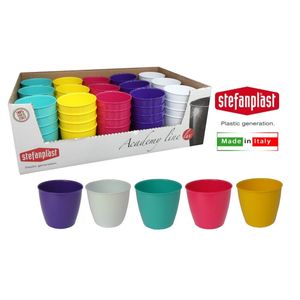 Jarrón Redondo Stefanplast Academy Lux D.11X10H 5 Colores Surtidos - Product Image 1