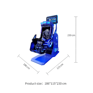 9D VR <span class=keywords><strong>Simulator</strong></span> thực tế ảo 360 vr ghế chuyến bay giả lập độc quyền nền tảng VR 360 độ chuyến bay giả lập - Product Image 3