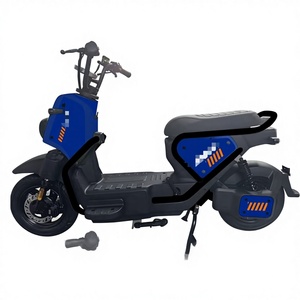 จักรยานไฟฟ้า 2 ที่นั่ง 3 สปีด โครงเหล็กคาร์บอน มอเตอร์ 1200W ดีไซน์พับได้ จอแสดงผลดิจิตอล จักรยานสำหรับผู้ใหญ่ในเมือง เบรกดิสก์ไฮดรอลิก - Product Image 2