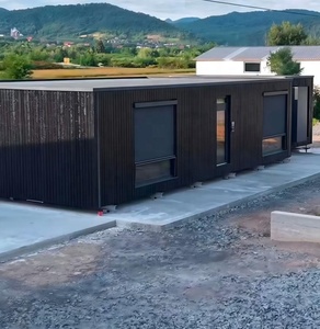 Casa Modular Prefabricada Impermeable <span class=keywords><strong>de</strong></span> Estructura <span class=keywords><strong>de</strong></span> Acero <span class=keywords><strong>de</strong></span> Bajo Costo con Dormitorio y Baño para Uso en Oficinas, Apartamentos y Talleres - Product Image 5