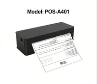 Impresora Térmica Portátil Profesional POS-A401S, Impresión de Documentos Térmica A4, Sin Necesidad de Tinta, Texto Nítido de 300 dpi, 2600 mAh