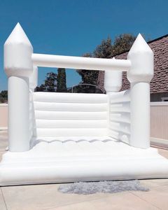 Château gonflable commercial <span class=keywords><strong>de</strong></span> luxe blanc pour location <span class=keywords><strong>de</strong></span> jeux gonflables, prix usine, Moonwalk - Product Image 1