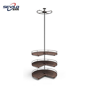 धातु परिधान रैक हार्डवेयर फिटिंग घूर्णन कपड़े टोकरी अलमारी सामान - Product Image 2