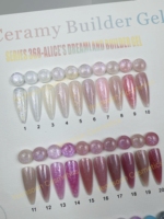 Gel de construction Céramique Alice's Dreamland Série 368 OEM en gros, Gel UV scintillant pour extension d'ongles pour salon de manucure et manucure DIY