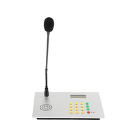 Pager IP de bureau SIP avec microphone col de cygne et prise en charge des appels mains libres pour la communication interne des autoroutes et des usines