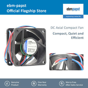 For 612NGME 60x60x25mm 12VDC 1.2W 100mA 35m3/h 4100 RPM Ball Bearing Axial Cooling <b>Fan</b> Electric OEM - Product Image 2