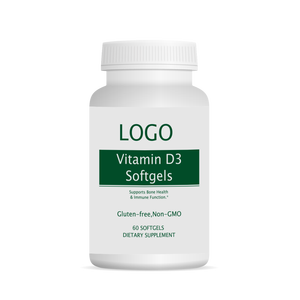 Cápsulas de Gel Suave de Vitamina D3 de Marca Privada OEM/ODM |   Cápsulas Blandas de Vitamina D3 para la Salud Ósea y el Apoyo Inmunitario - Product Image 1