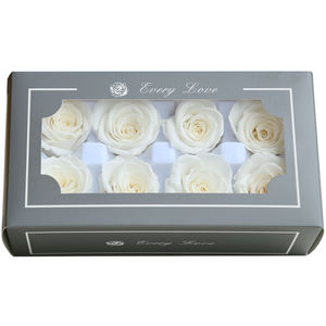 Venta al por Mayor de Cabezas de Rosas Preservadas Every Love China en Caja con 8 Piezas, 6 Piezas, Juegos de Regalo, 7 Días, Caja de Cartón Independiente, 56 Cajas - Product Image 3