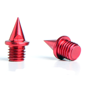 Pointes d'athlétisme 1/4 "longueur pyramide pointes de piste remplacement de chaussure pour piste <span class=keywords><strong>Sprint</strong></span> Cross Country acier haute dureté - Product Image 2