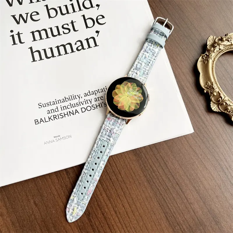 Woolen fabric watch straps 18mm 22mm for Samsung galaxy 20mm bracelet for huawei smart watch bands