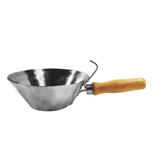 Diy Grade Stainless Steel Blade Pail <strong>Bucket</strong> for <strong>Plaster</strong> Mud &amp; Cement Mixing Construction Storage Container with Cornered Trowels - Product Image 1