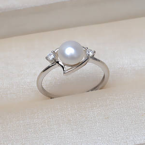 Anneau ouvert et fermé en forme de cœur en argent S925, accessoire de bricolage avec support creux réglable pour 6 à 8 perles, anneaux en cristal 3324 - Product Image 3