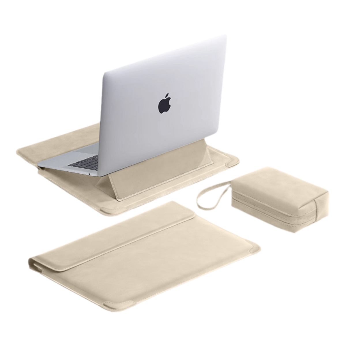 Beige 2 with Pouch