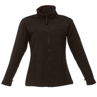 Chaqueta Softshell de mujer de diseño personalizado, cuello levantado, funcional, impermeable, ropa deportiva de invierno unida con forro polar