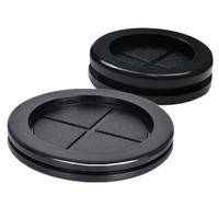 Meaogate – Anneaux de protection en caoutchouc silicone personnalisés pour câbles, couleur noire, dureté 20~90 ShoreA