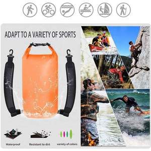 Sac à dos étanche personnalisé avec logo imprimé, 500D, léger, en PVC et polyester, pour activités de plein air, camping et randonnée, portable - Product Image 5