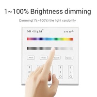 Télécommande à panneau intelligent B3 Milight Miboxer 4 zones RGB RGBW