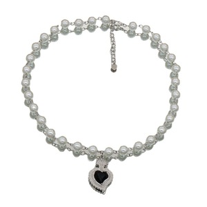 Collar con Colgante de Corazón al Estilo de Song Yan, Cadena de Clavícula de Alta Gama para Otoño e Invierno, con Gema de <span class=keywords><strong>Amor</strong></span> - Product Image 5
