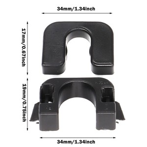 Support de fixation arrière pour barres de toit Nissan Ford 1539663 8A6146698AA 015532109E – Kit de pivots de montage de coffre en plastique - Product Image 4