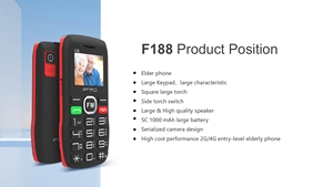 Bán Buôn New SOS Nút Lớn 4G Cao Cấp Cao Cấp Điện Thoại Di Động 1.77 Inch Dual Sim Thẻ 1000MAh Pin Dài Chờ Tính Năng Điện Thoại - Product Image 6