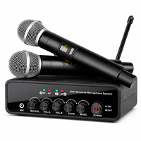 Système de microphone sans fil numérique UHF dynamique professionnel X6-1, conception portable pour performances et karaoké