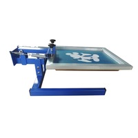 Nueva Impresora de Serigrafía Manual para Camisetas - Un Solo Color - Área de Impresión de 450x550 mm - Banco de Trabajo de 1 Estación para Ropa