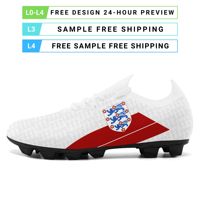 Chaussures de football en tricot personnalisées avec impression du nom de l'équipe, fabrication directe d'usine, OEM ODM, crampons FG personnalisés SC02-26020025-3