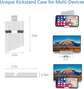 custom keyboard fcc portable rechargeable aluminum abs wireless bluetooth foldable keyboard with <b>stand</b> - Product Image 3