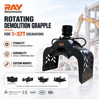 Pulvérisateur hydraulique rotatif à 360 degrés avec moteur pour excavatrice de 1 à 37 tonnes, haute puissance, démolition, tri, concassage du béton