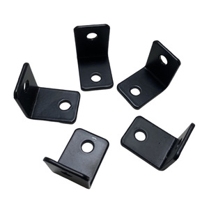 Supports d'angle Xinjunye 20x25mm en acier laminé à froid peint en noir pour usage général - Product Image 3