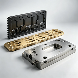 Plaques de collecteur usinées CNC sur mesure, haute précision, en aluminium, laiton, acier inoxydable, plaques de cavité, pièces usinées OEM selon dessin - Product Image 3