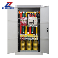 SBW-500kVA Stabilisateur/régulateur de tension CA à phase divisée triphasée AVR industriel à Compensation haute puissance entièrement automatique SVC