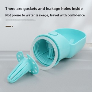 Botella Portátil de Agua y Comida para Perros, de Plástico Ecológico, Resistente a Altas Temperaturas, de Gran Capacidad, para Viajes - Product Image 3