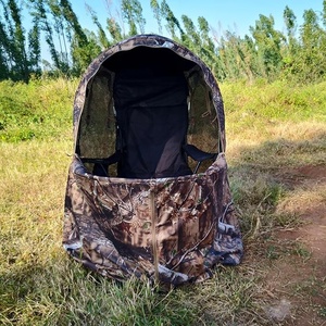 Tenda Persembunyian Berburu Pop-Up <span class=keywords><strong>Camo</strong></span> Satu Orang yang Mudah Dirangkai dengan Desain Transparan untuk Penggunaan Luar Ruangan - Product Image 2