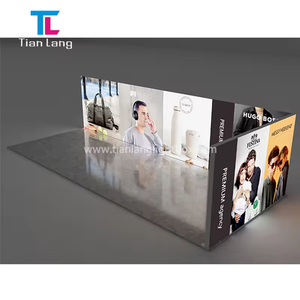 Chất lượng cao nhanh chóng thiết lập di động triển lãm thương mại Thiết bị hiển thị Booth seg ánh sáng Hộp triển lãm gian hàng hiển thị thương mại gian hàng đứng - Product Image 5