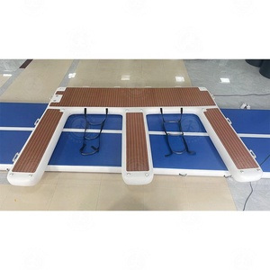 Plateforme flottante gonflable pour <span class=keywords><strong>jet</strong></span> <span class=keywords><strong>ski</strong></span> avec surface antidérapante en EVA, taille/couleur/logo personnalisables, avec pompe - Product Image 4