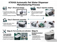 Fontaine à eau intelligente pour chat et chien, adaptée aux chatons, avec détection de mouvement, filtration, fonctionnement silencieux, conception sans fil rechargeable