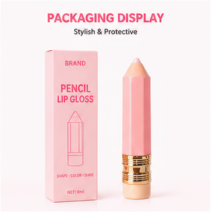 Gloss à lèvres bio anti-adhésif en tube, maquillage quotidien, marque privée, tubes de gloss à lèvres de luxe, gloss à lèvres personnalisé, vente en gros - Product Image 5