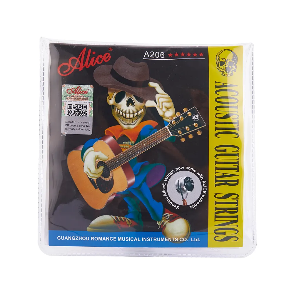 Wholesale Cheap Price Guitar Accessories Guitar Alice 206 Acoustic Guitar Strings