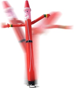 Werbung Günstige aufblasbare Welle <span class=keywords><strong>Air</strong></span> <span class=keywords><strong>Dancer</strong></span> Wettbewerbs fähiger Preis 20 ft 20 ft aufblasbare lustige verrückte Santa Pipe Tänzer männliche Tänzer - Product Image 2