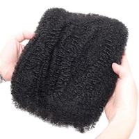 Cheveux Naturels Humains 100% Afro Kinky en Vrac FH – Cheveux à Tresser pour Dreadlocks, Réparation de Locs, Extensions de Dreadlocks, Twists, Tresses