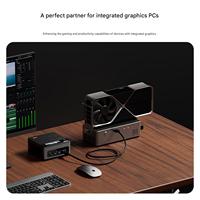 محطة إرساء وحدة معالجة الرسومات الخارجية AG03 متوافقة مع USB4 / Thunderbolt 5 بسرعة 80 جيجابت في الثانية وقوة 800 واط مع وحدة إمداد طاقة مدمجة لمعظم وحدات معالجة الرسومات بقدرة 140 واط PD